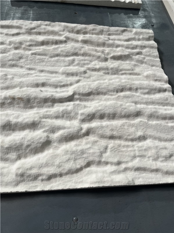 Abundant 3D Wall Decor Panels Design Limestone