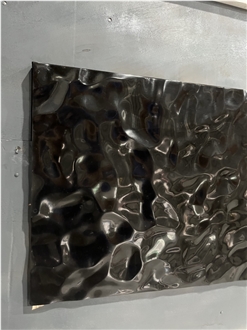 Black Marble Carved For  3D Wall Decor Panels