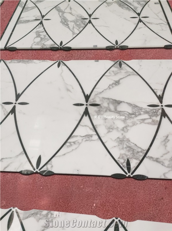 Calacatta Carrara Marble For Waterjet Marble Pattern