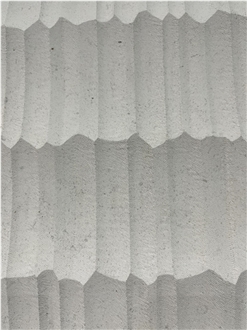 Carving Limestone Irregular Line For 3D Wall Decor Panels