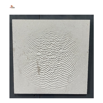 Carving Limestone Irregular Line For 3D Wall Decor Panels