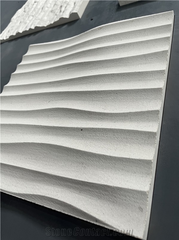 Carving Product Natural Limestone 3D Wall Decor Panels