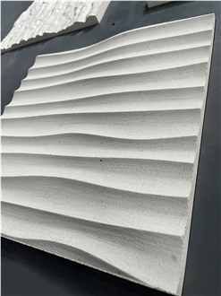 Carving Product Natural Limestone 3D Wall Decor Panels
