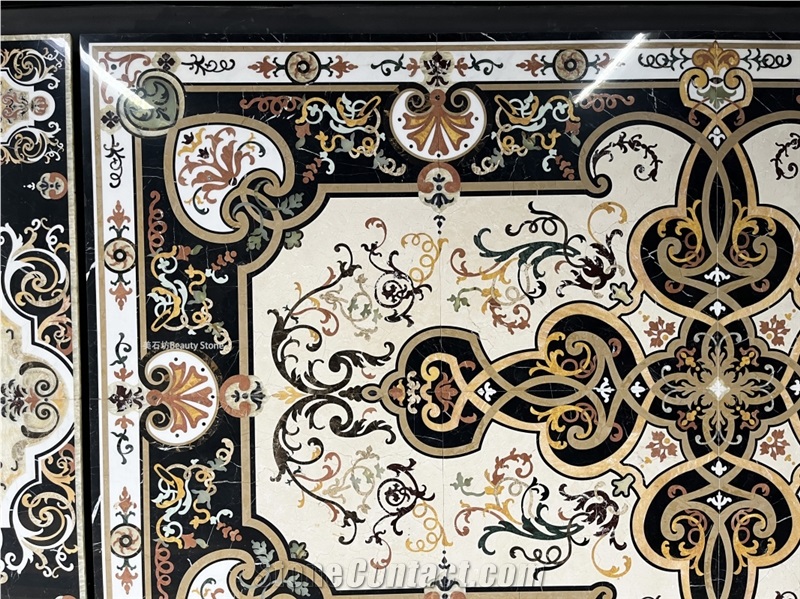 Complex Craftsmanship Waterjet Medallions Pattern Decoration