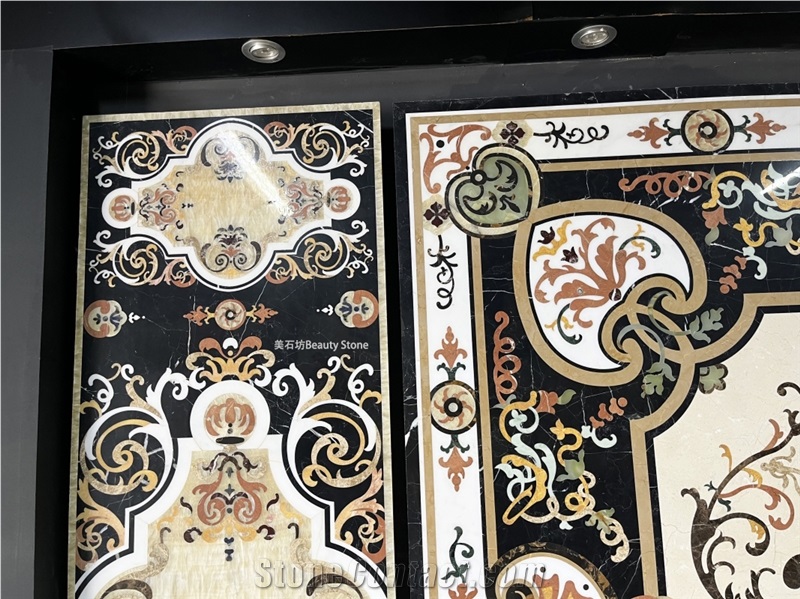 Complex Craftsmanship Waterjet Medallions Pattern Decoration