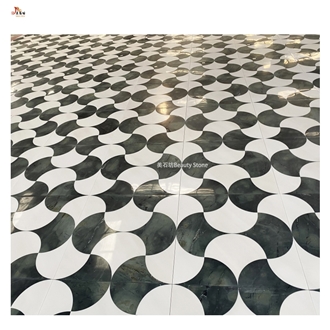 Ginkgo Leaf Shape Design Waterjet Floor Pattern Ginkgo Leaf Shape Design Waterjet Floor Pattern