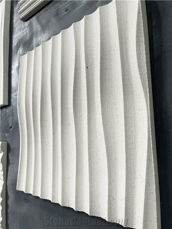 House External Wall Limestone CNC Wall Panels