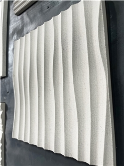 House External Wall Limestone CNC Wall Panels
