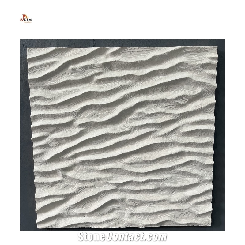 Irregular Ripple Design Carved 3D Wall Decor Panels