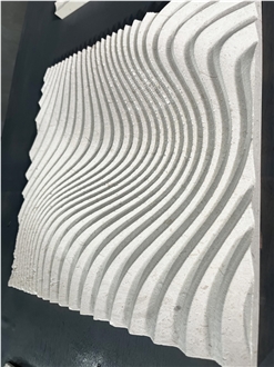 Outside Limestone Building Stones CNC Wall Panel