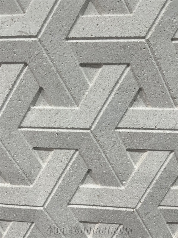 Outside Limestone Building Stones CNC Wall Panel