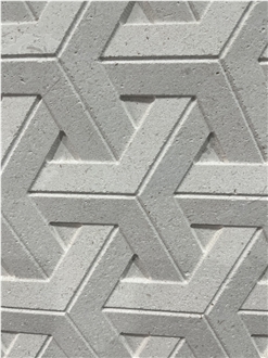Outside Limestone Building Stones CNC Wall Panel