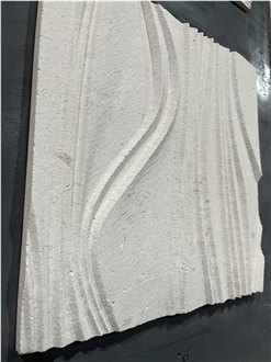 Regular Limestone Design For Exterior 3D Wall Decor Panels