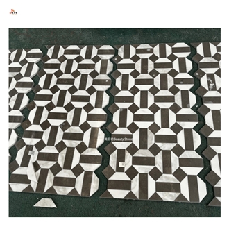 Simple Geometric Shapes Water Jet Marble Floor Tiles Simple Geometric Shapes Water Jet Marble Floor Tiles