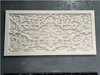 Skilled Carving  Limestone 3D Wall Decor Wall Relief