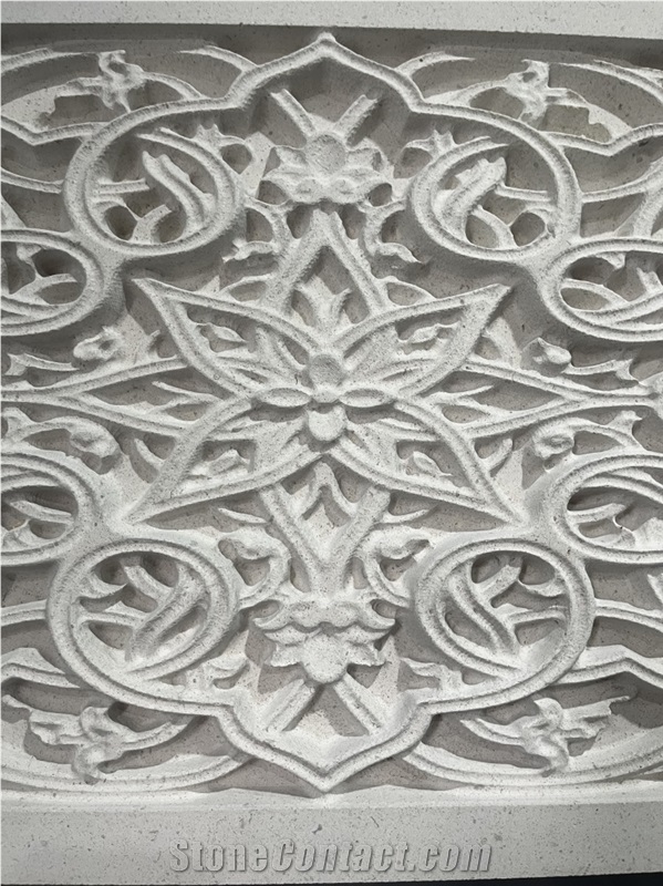 Skilled Carving  Limestone 3D Wall Decor Wall Relief