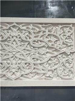 Skilled Carving  Limestone 3D Wall Decor Wall Relief