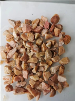 Yellow Crushed Stone Chips For Landsacaping