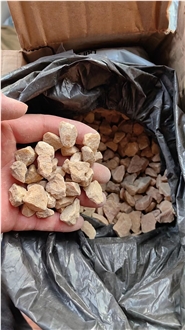 Yellow Crushed Stone Chips For Landsacaping