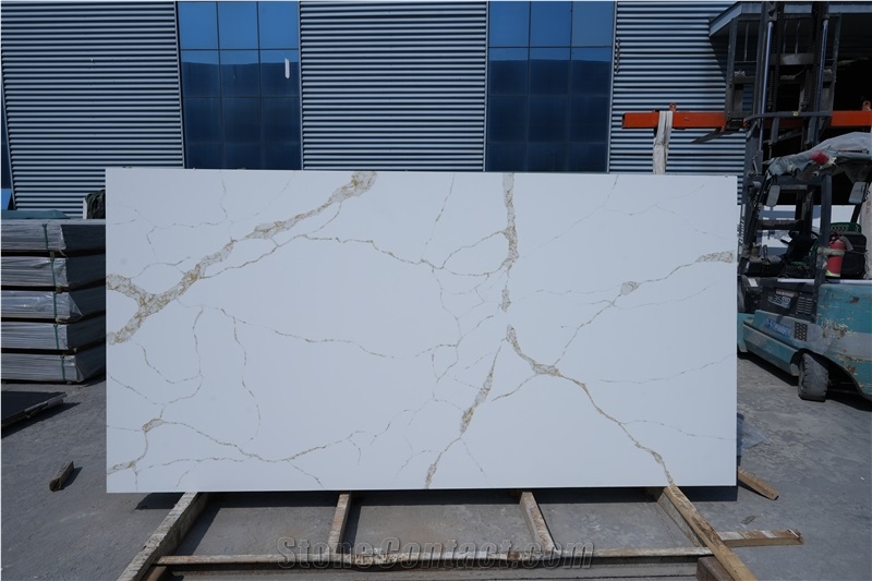 2002 CALACATTA GOLD Quartz Slabs