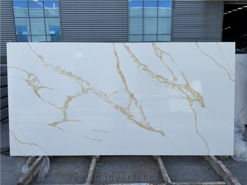 6150 CALACATTA GOLD Quartz Slabs