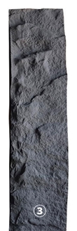 Black Mountain Middle Plate  Polyurethane  Faux Stone Veneer