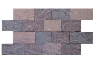 Corrugated Brick-FPC-8191  East Brown Faux Stone Veneer