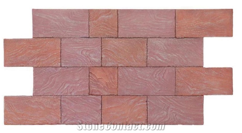 Corrugated Brick-FPC-8193 Danxia Mountain  Faux Stone Veneer