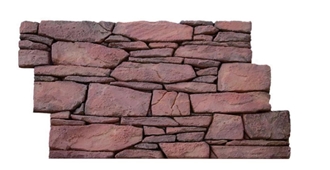 Fortress Stone-FPC-8042 Autumn Maple Red Faux Stone Panels