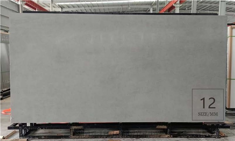 POLISHED LIGHT CEMENT GREY  Sintered Stone Slabs