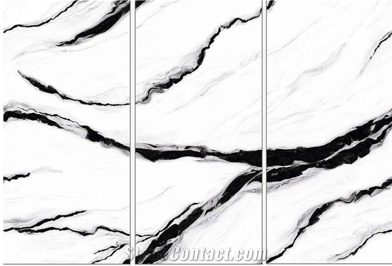 POLISHED PANDA WHITE  Sintered Stone Slabs