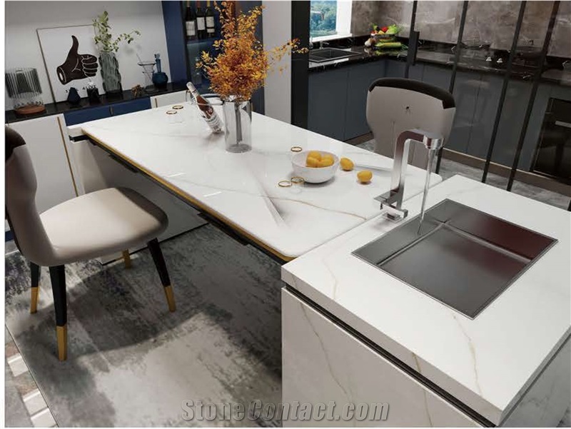 Polished Stern Jade  Sintered Stone Slabs
