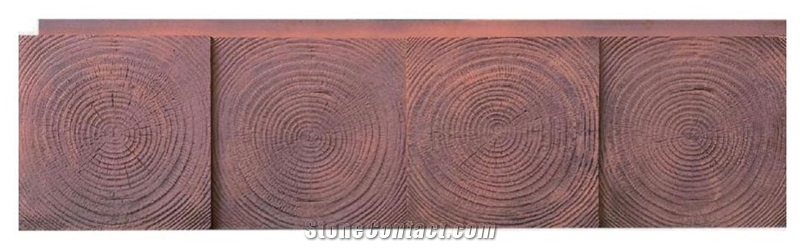 Tree Ring SW-5092(Antique Orange)  Faux Stone Veneer