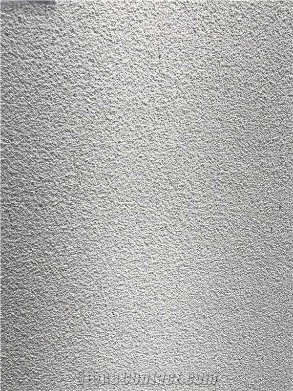 Moca Silver Limestone Bush-Hammered And Brushed Tiles