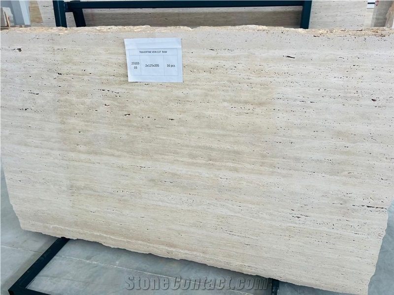 Classic Travertine Vein Cut Slabs