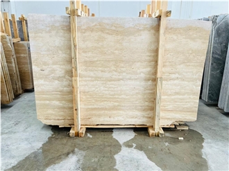 Classic Travertine Vein Cut Slabs