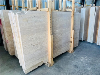 Classic Travertine Vein Cut Slabs