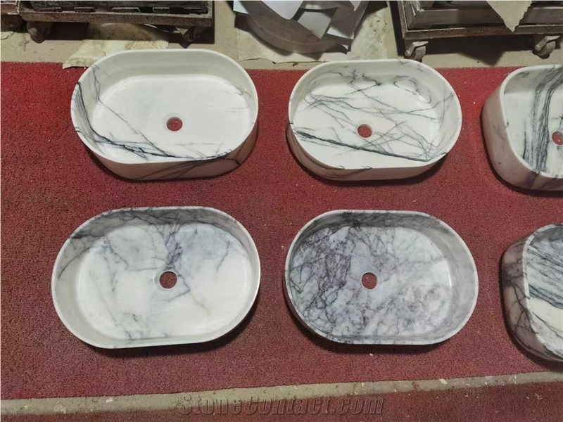 White Marble Solid Surface Bath Tub