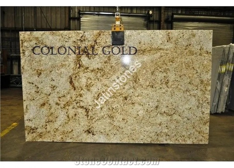Colonial Gold Granite Slabs