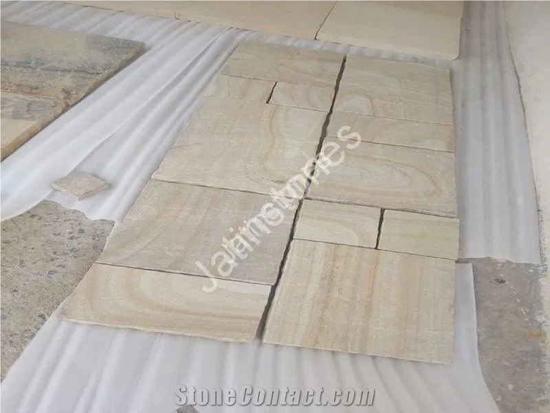 Desert Mint Sandstone Paving Tiles