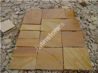 Desert Yellow Sandstone Pavement Tiles