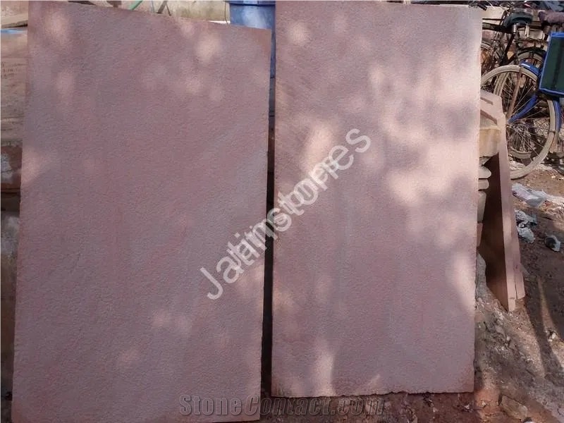 Dholpur Pink Sandstone Slabs & Tile