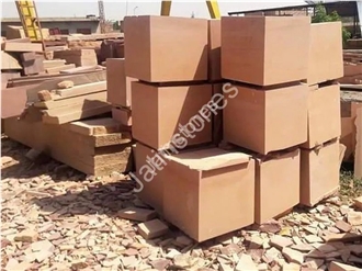 Dholpur Pink Sandstone Slabs & Tile