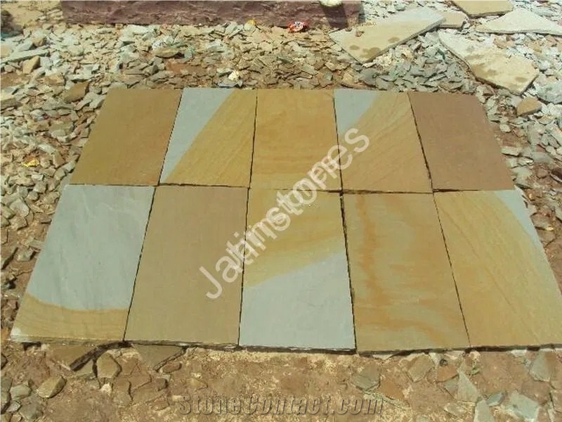 Indian Golden Beige Sandstone Slabs & Tile