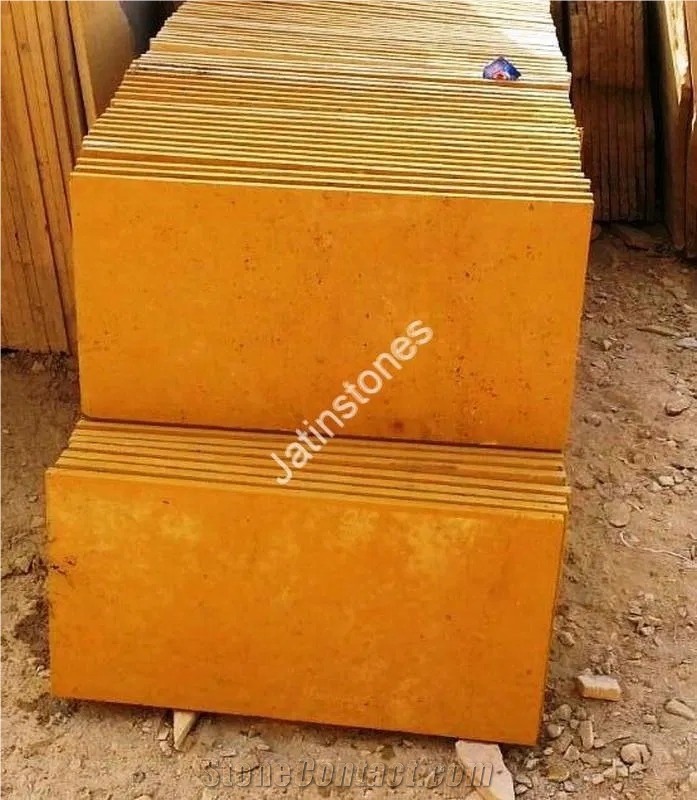 Jaisalmer Yellow Limestone Tiles & Slab