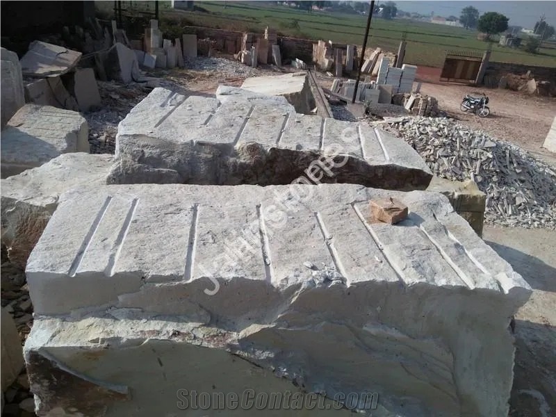 Mint White Sandstone Slabs & Tile