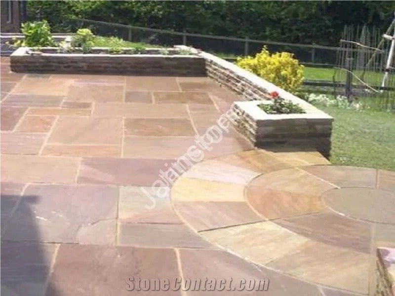 Rajblend Sandstone Tiles Slabs