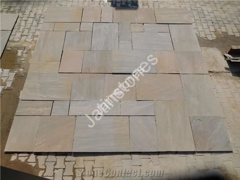 Rajblend Sandstone Tiles Slabs
