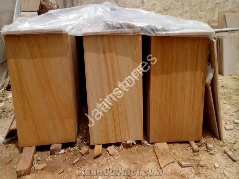 Teakwood  Sandstone Tiles & Slab