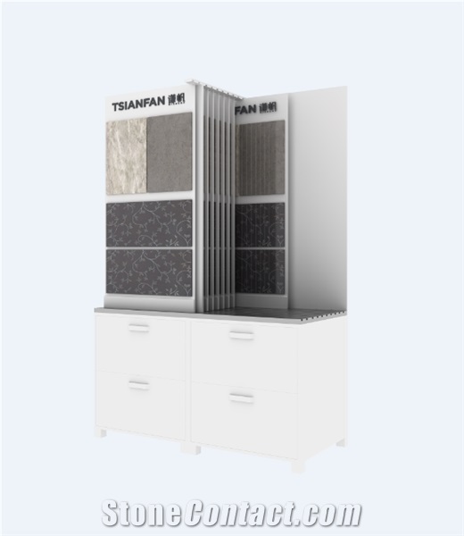 Ceramic Tile Sliding Rack Combine With Drawer Rack